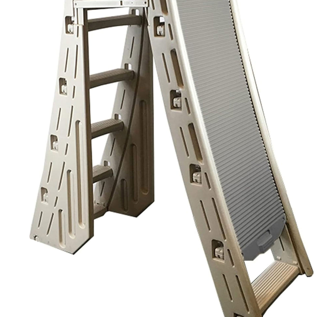 Confer Plastics 7200 Roll Guard 48-56 In A Frame Safety Pool Ladder (For Parts)