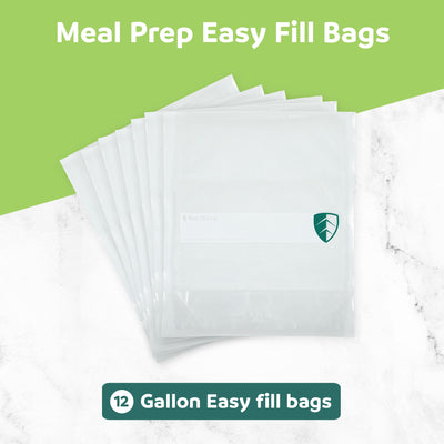 FoodSaver 36 Pack Easy Fill 1-Gallon Vacuum Sealer Bags w/ Free-Standing Design - VMInnovations