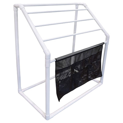WOW Watersports Freestanding Collapsible Heavy Duty 5 Rail Towel Rack w/ Pocket - VMInnovations