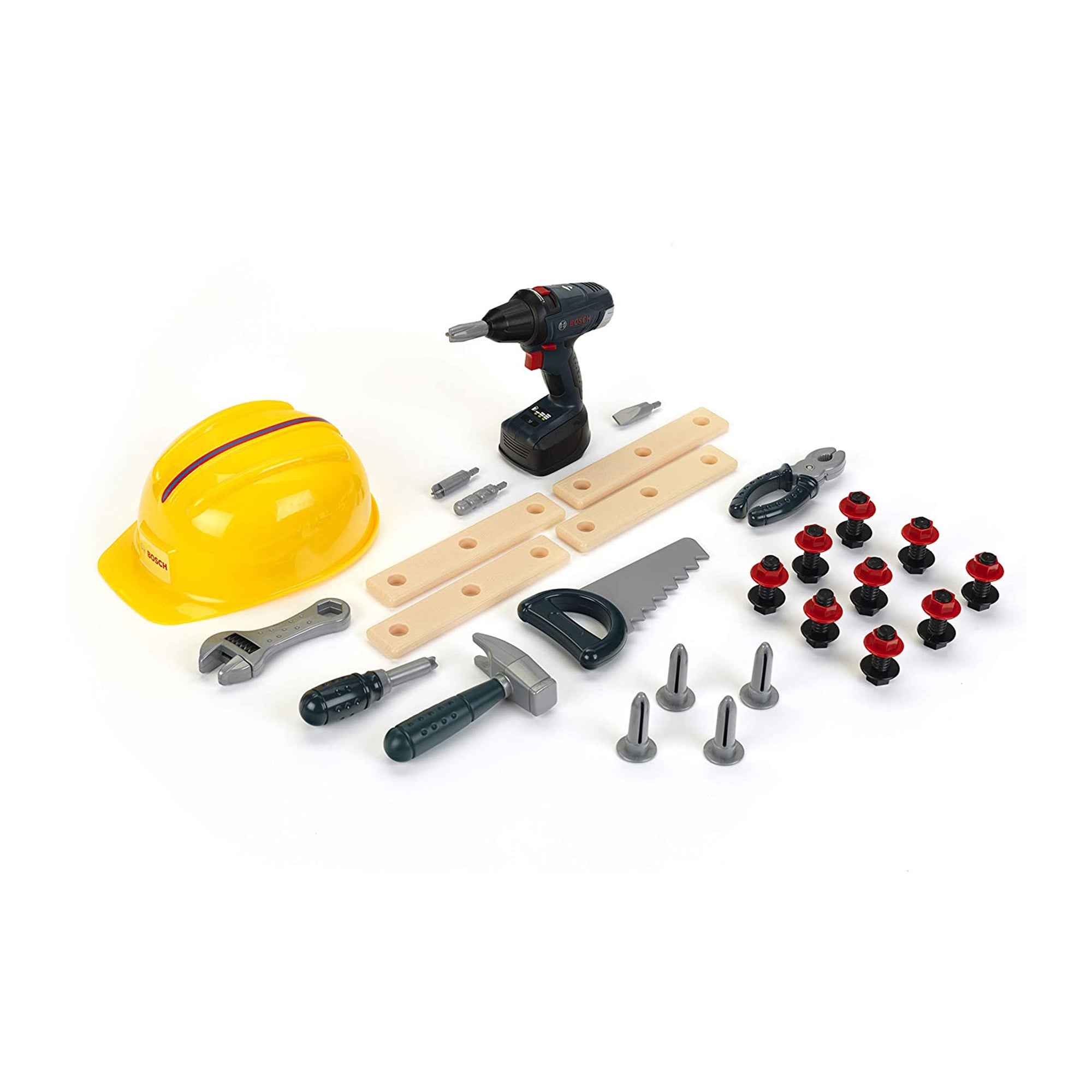 Theo Klein Bosch Jumbo Workbench Premium Children's Toy Toolset w/ Extra Tools