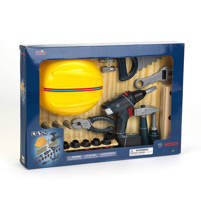 Theo Klein Bosch Jumbo Workbench Premium Children's Toy Toolset w/ Extra Tools