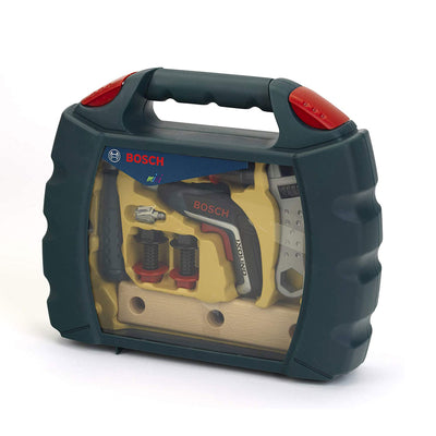 Theo Klein Bosch Toy Workbench Premium DIY Children's Toolset with Ixolino Drill