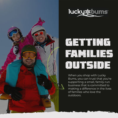 Lucky Bums Kids Beginner Snow Skis w/ Adjustable Bindings, Green (Open Box) - VMInnovations
