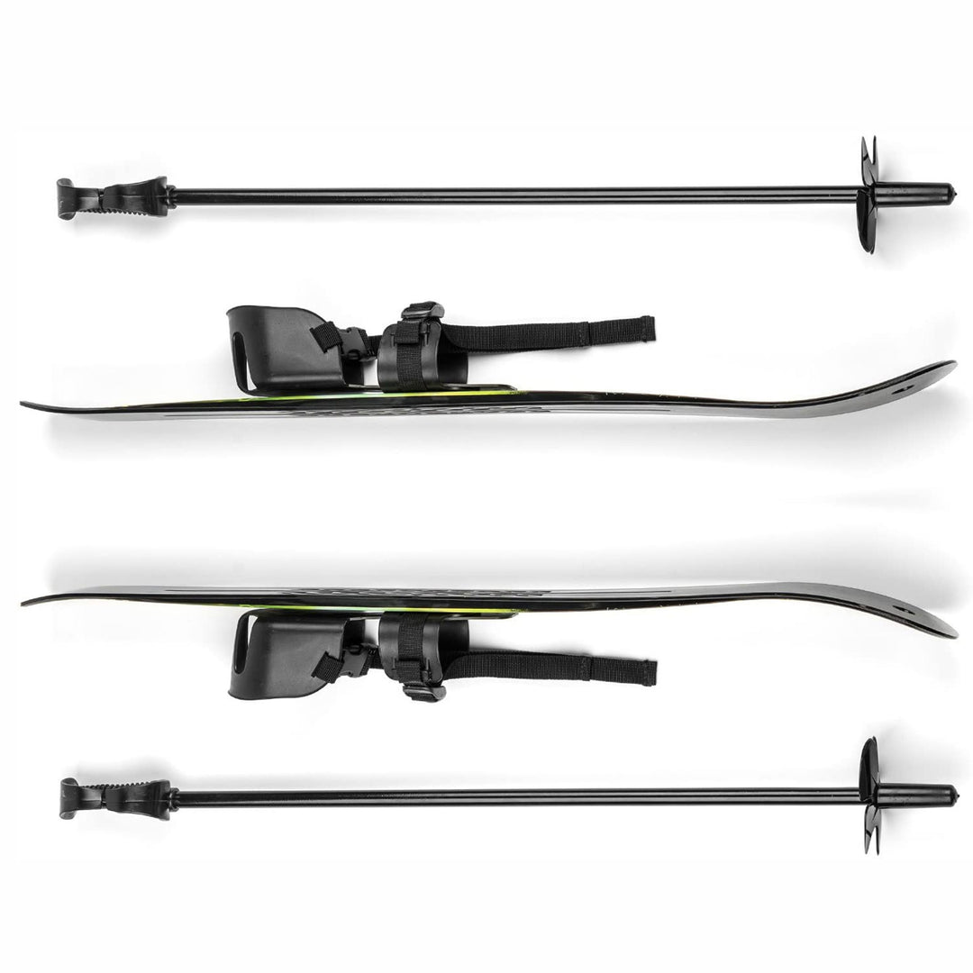 Lucky Bums Toddler Kids Beginner Plastic Snow Skis w/ Bindings, Green (Used) - VMInnovations