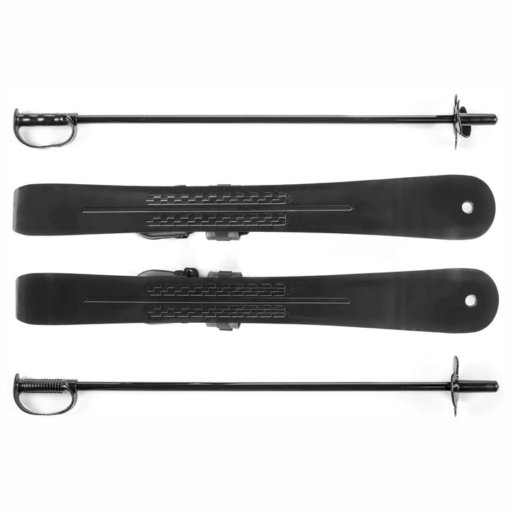 Lucky Bums Toddler Kids Beginner Plastic Snow Skis w/ Bindings Green (For Parts) - VMInnovations