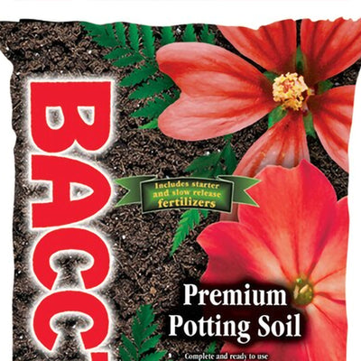 Michigan Peat Baccto All Purpose Potting Soil with Perlite, 25 lbs (8 Pack)