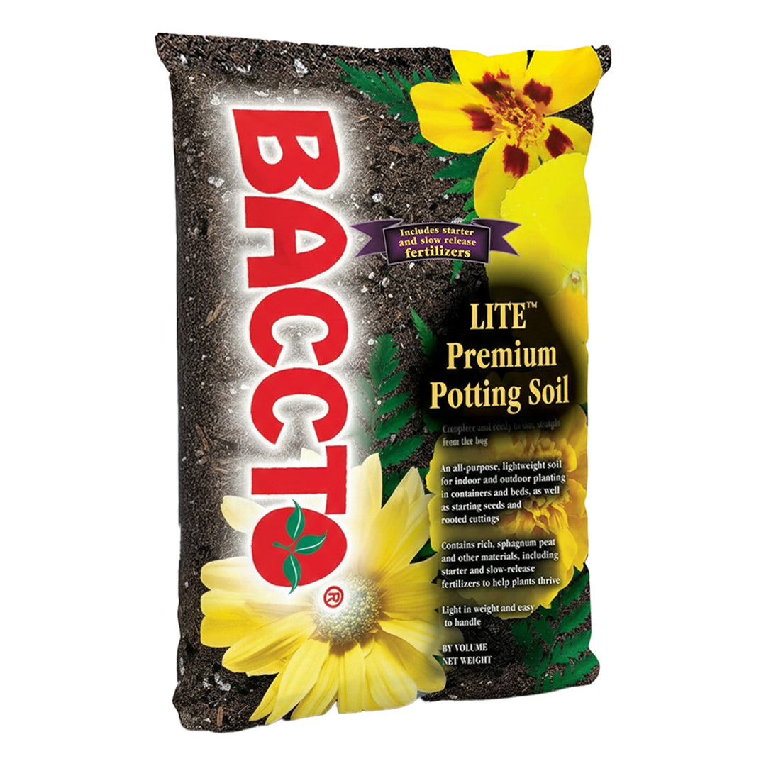Michigan Peat 1420 Baccto Lite Premium Indoor Outdoor Potting Soil, 20 Quart Bag - VMInnovations