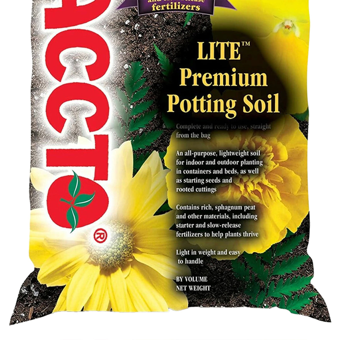 Michigan Peat 1420 Baccto Lite Premium Indoor Outdoor Potting Soil, 20 Quart Bag - VMInnovations