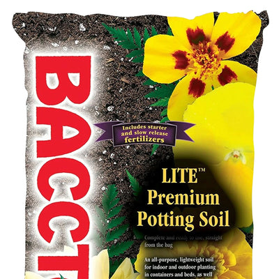 Michigan Peat 1440 Baccto Lite Premium Outdoor Potting Soil, 40 Quart (2 Pack) - VMInnovations