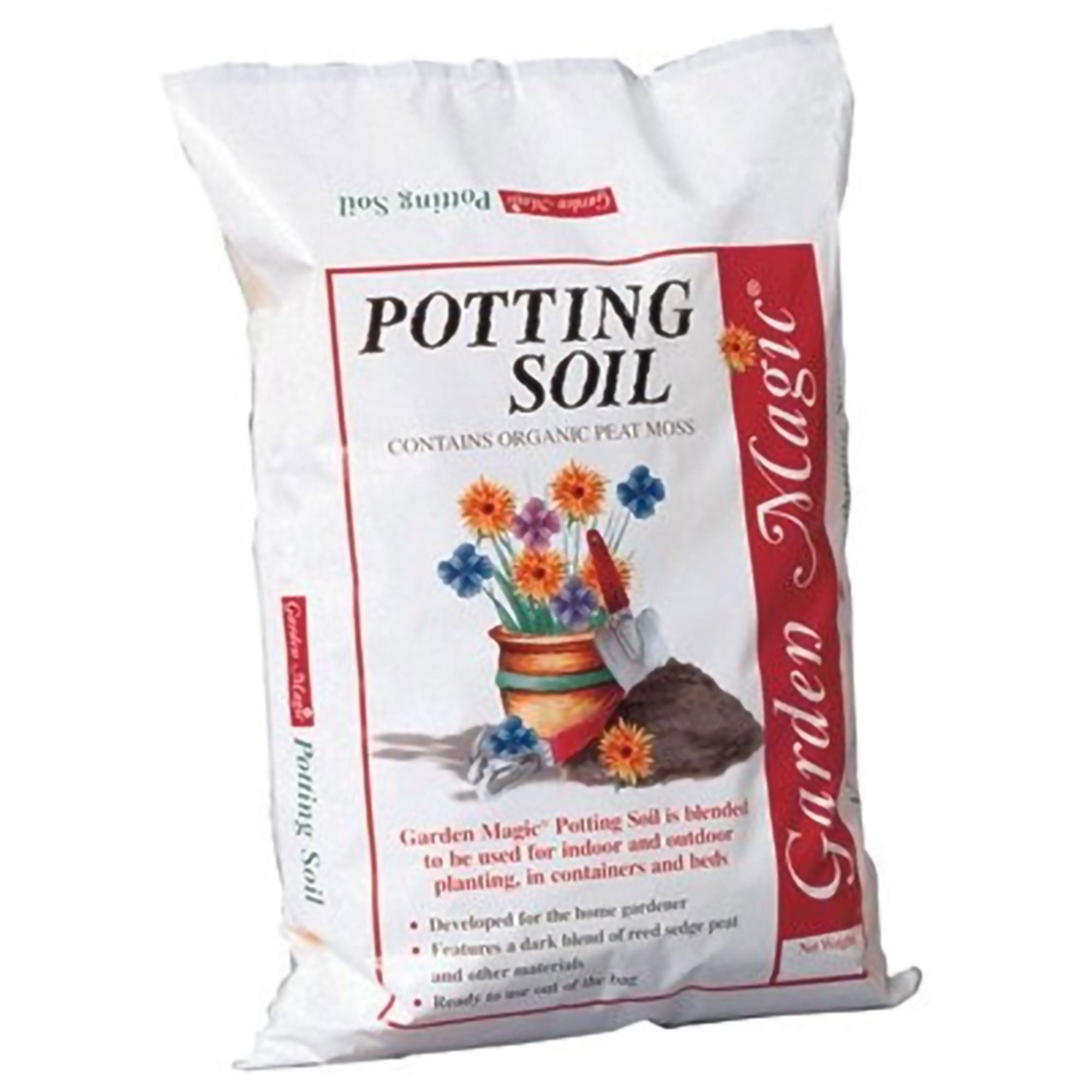 Michigan Peat 5720 Garden Magic Potting Soil Mix, 20 Pound Bag (10 Pack)