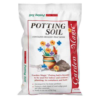 Michigan Peat 5720 Garden Magic General Purpose Potting Soil Mix, 20 Pound Bag - VMInnovations