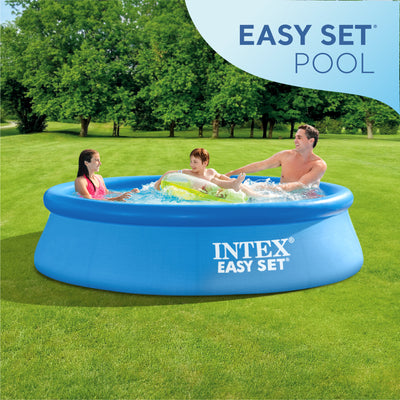 Intex 10' x 30" Easy Set Above Ground Inflatable Swimming Pool (Used) - VMInnovations