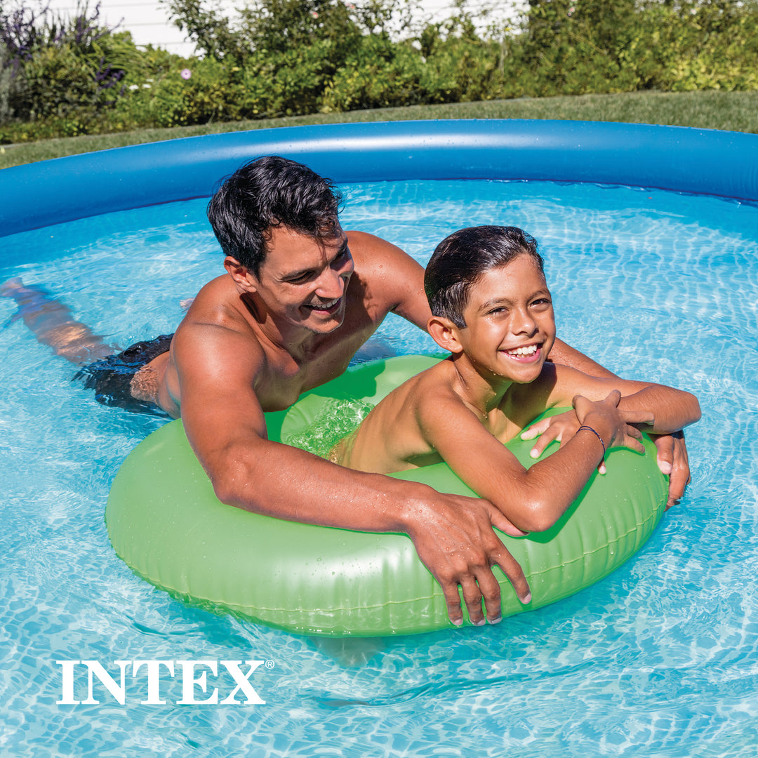 Intex Easy Set 10 Foot x 30 Inch Above Ground Inflatable Round Swimming Pool