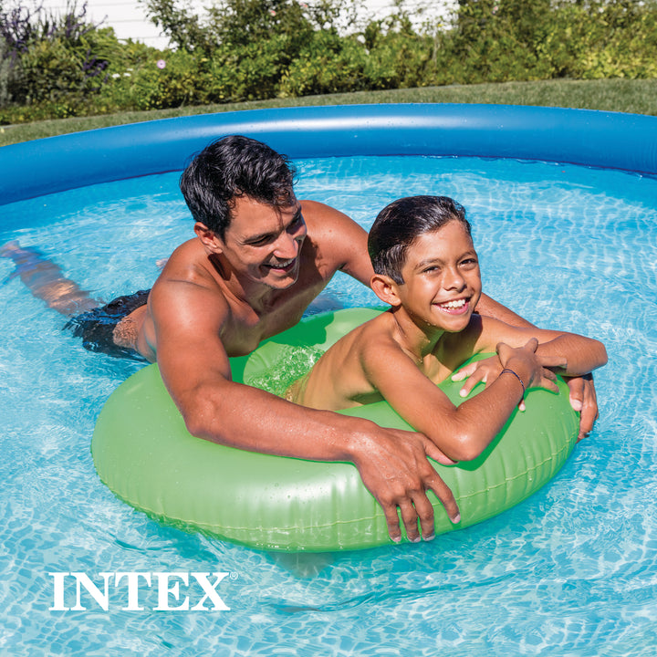 Intex Easy Set 10 Foot x 30 Inch Above Ground Inflatable Round Swimming Pool