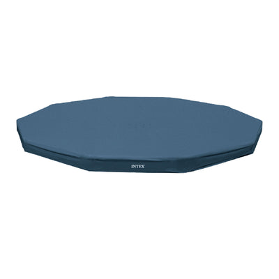 Intex 28031E 12 Foot Round Above Ground Swimming Pool Cover, (Pool Cover Only)