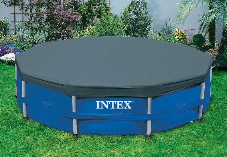 Intex Pool Easy-Set Replacement Filter Cartridge (8 Pack) w/ Intex Pool Cover