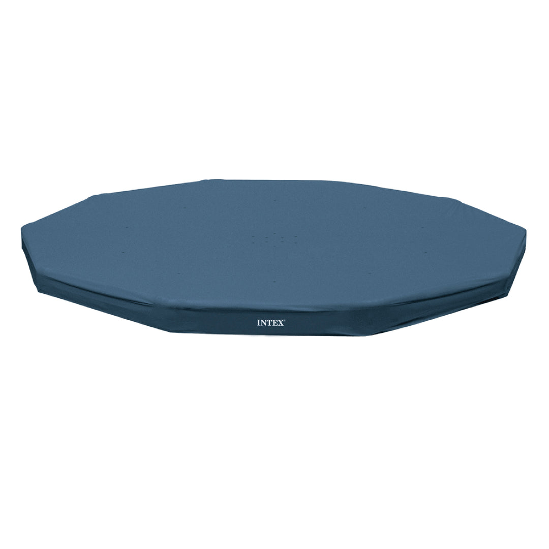 INTEX 15' ft. Round Frame Set Easy Pool Debris Cover 58901E (Open Box) (2 Pack) - VMInnovations