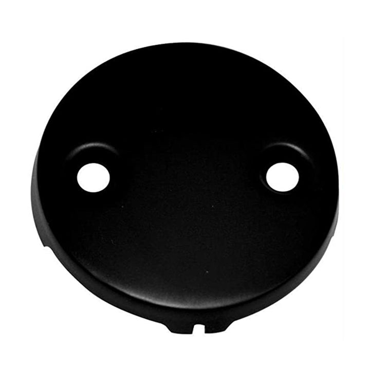 Westbrass 1.5" Dia Twist & Close Bathtub Trim Set w/ Faceplate, Black (Open Box) - VMInnovations