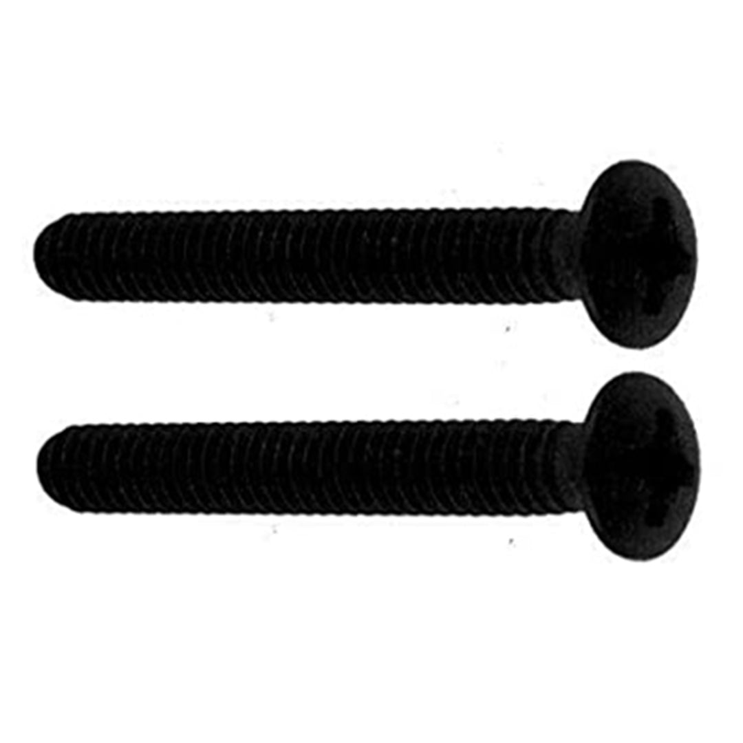 Westbrass 1.5 Inch Dia Twist & Close Bathtub Trim Set w/ 2 Hole Faceplate, Black