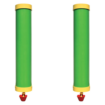 Rugged Ranch High End Hen 2 Gallon Poultry Waterer and Mounting System (2 Pack) - VMInnovations