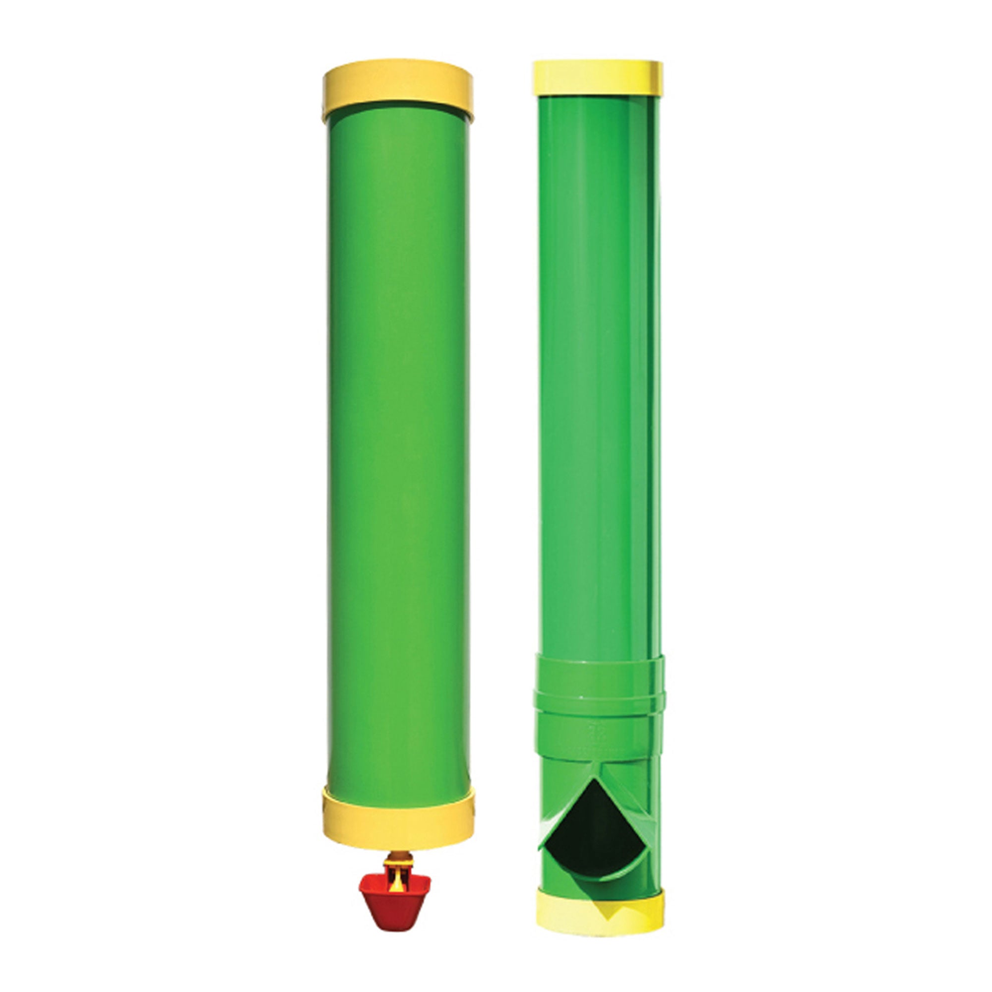 Rugged Ranch High End Hen Elevated 2 Gallon Poultry Waterer and 10 Pound Feeder