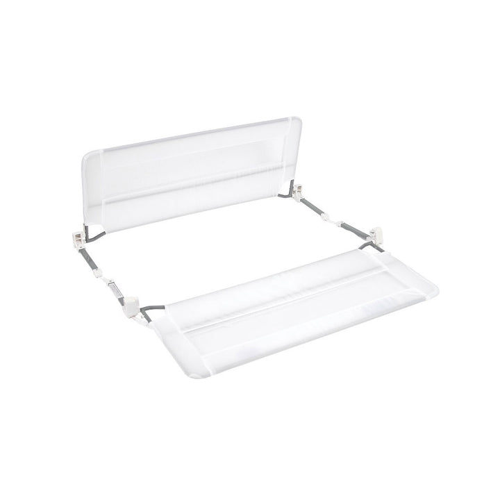 Regalo 43-Inch Swing Down Double-Sided Bed Rail with Mesh Wall, White (Open Box)