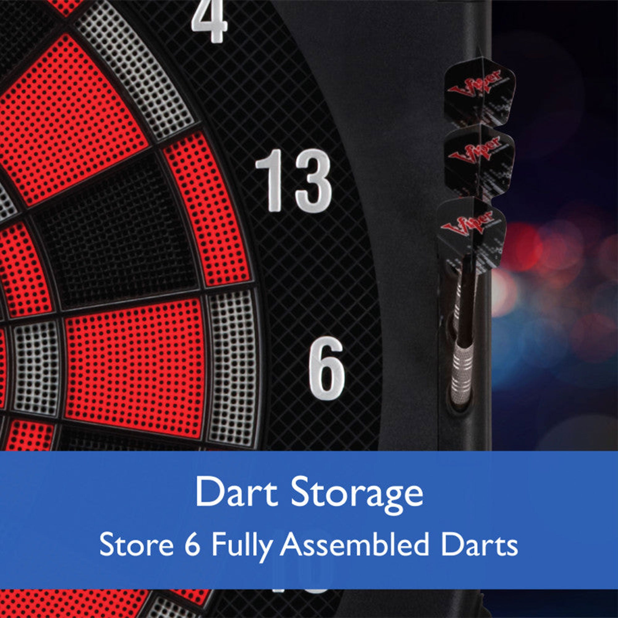 GLD VIPER SOLAR BLAST Electronic Dart Board with 43 Games (Open Box)