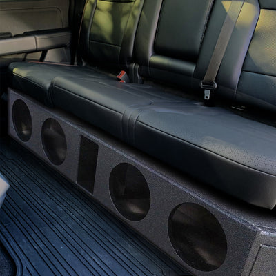 QPower 8 Inch Quad Port Subwoofer Box for Ford F150 and F250/350 (Used) - VMInnovations