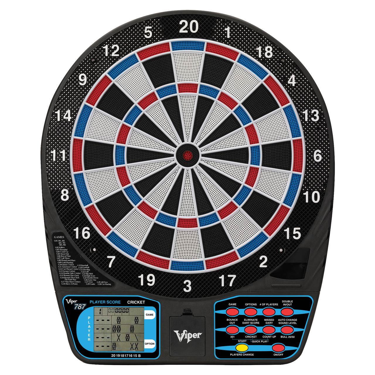 Viper 787 15.5 Inch Electronic Soft Tip Dartboard w/ Dart Sets (Damaged) - VMInnovations