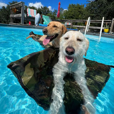 The Better Options Company Camo Dog Pool Lounger Raft Float, Large (Open Box)