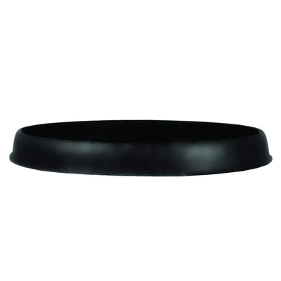 HC Companies Terrazzo Round Saucer for 36 Inch Planter, Black (Open Box)