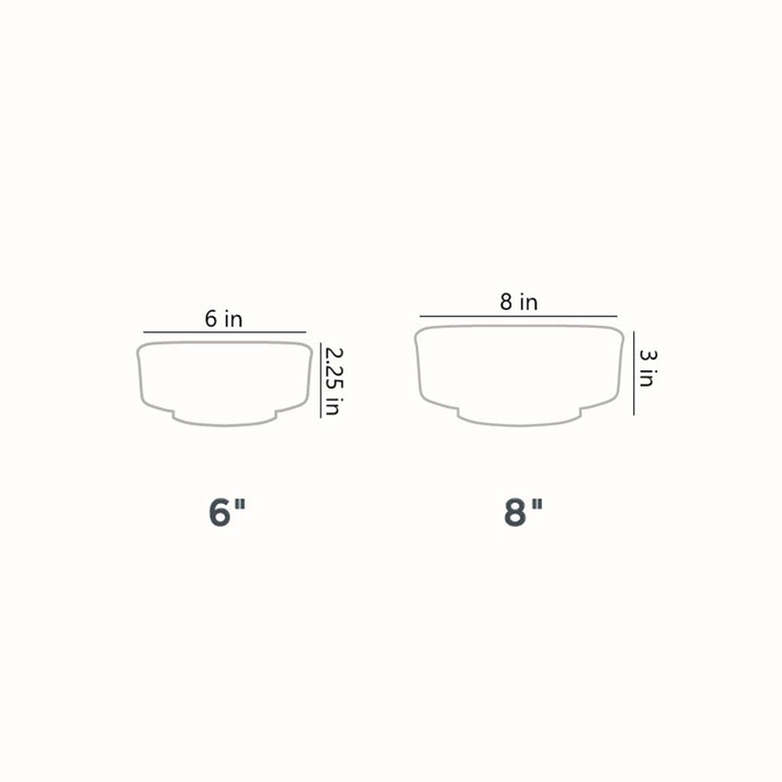 The HC Companies 8" Capri Bowl Indoor Succulent Planter Pot (Used) - VMInnovations
