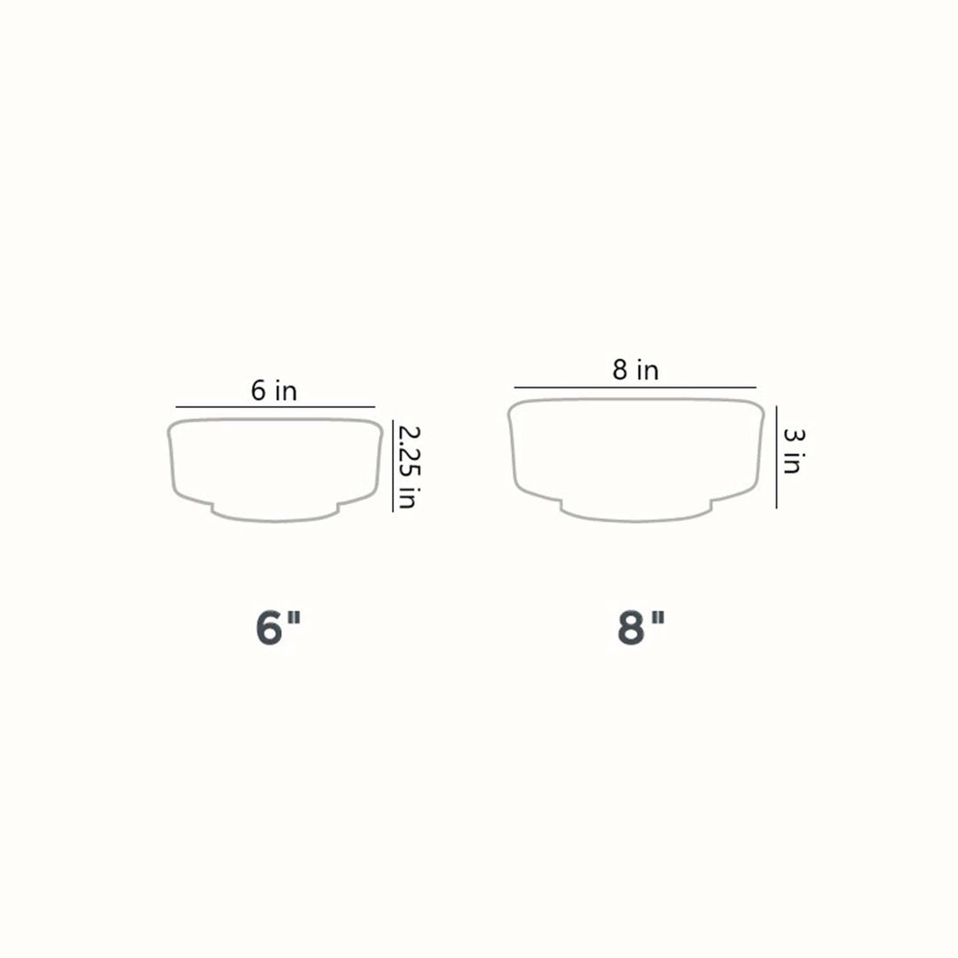 The HC Companies 8" Capri Bowl Succulent Planter Pot, Artisan Taupe (Open Box) - VMInnovations