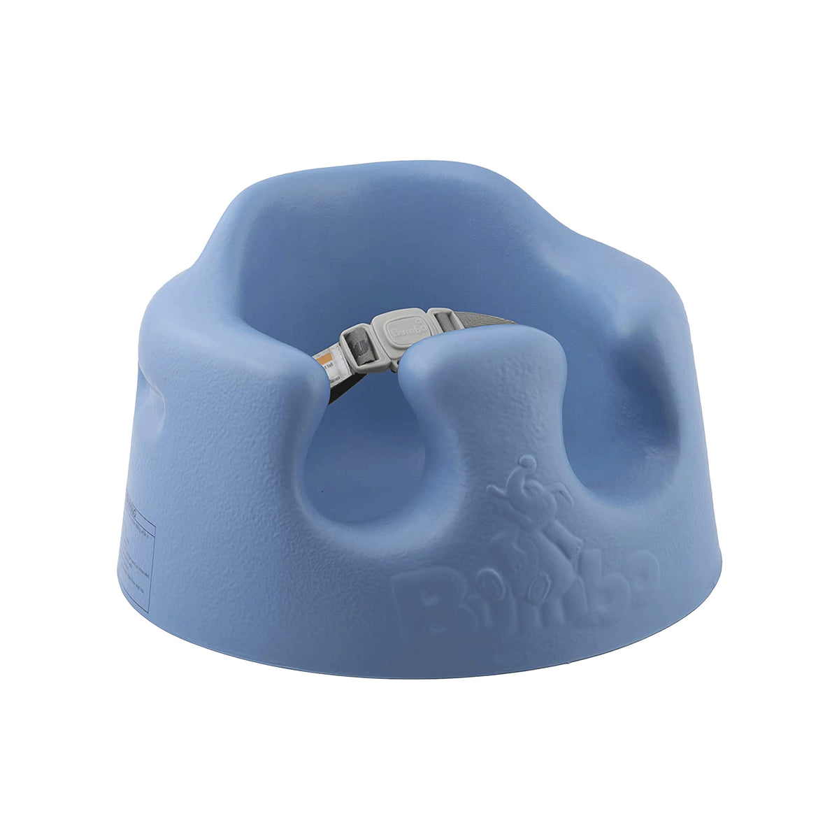 Bumbo Baby Soft Foam Floor Seat w/ Adjustable Harness, Powder Blue (Open Box)