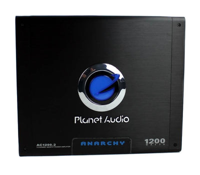 Planet Audio AC1200.2 1200W 2 Channel Car A/B Amplifier Power Amp AC12002