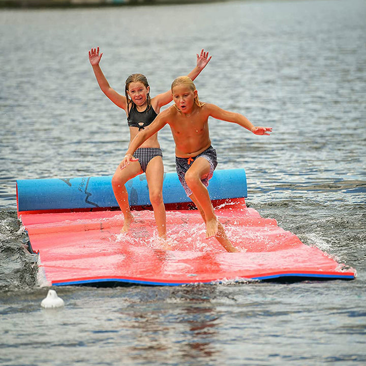 Aqua Lily Pad 16' All American 3 Layer Water Playground Floating Foam Island