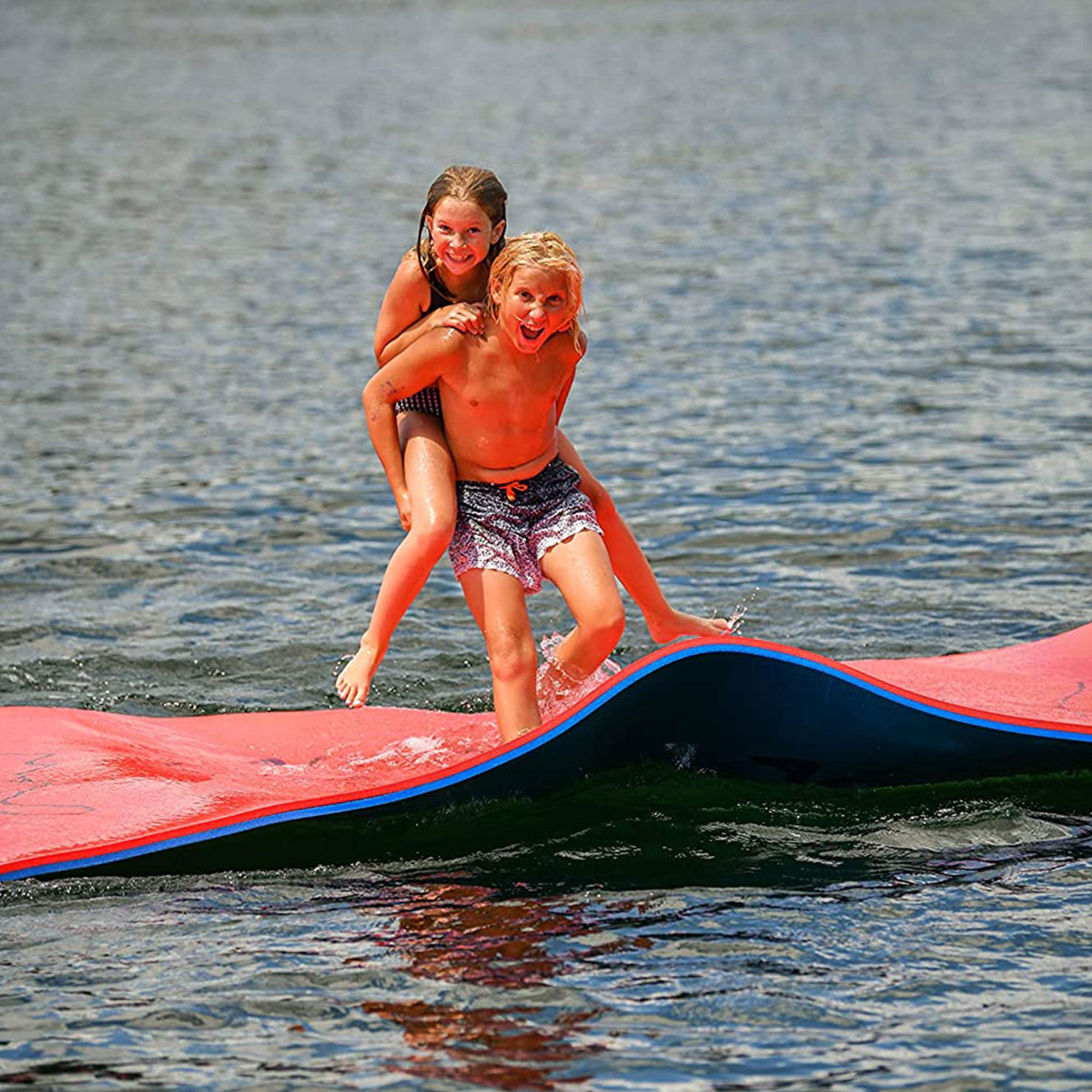 Aqua Lily Pad 16' All American 3 Layer Water Playground Floating Foam Island - VMInnovations