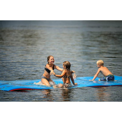 Aqua Lily Pad 20' All American 2 Layer Water Playground Floating Foam Island - VMInnovations