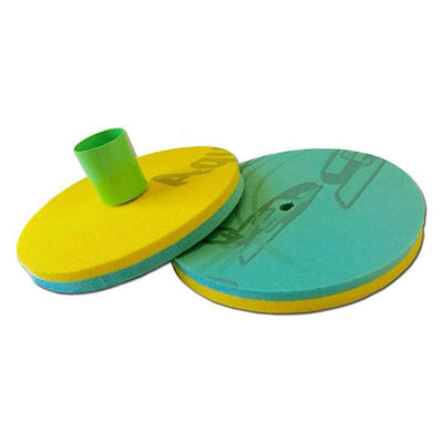 Aqua Lily Pad 20' Floating Island w/Bluetooth Speaker & Beverage Holder (2 Pack) - VMInnovations