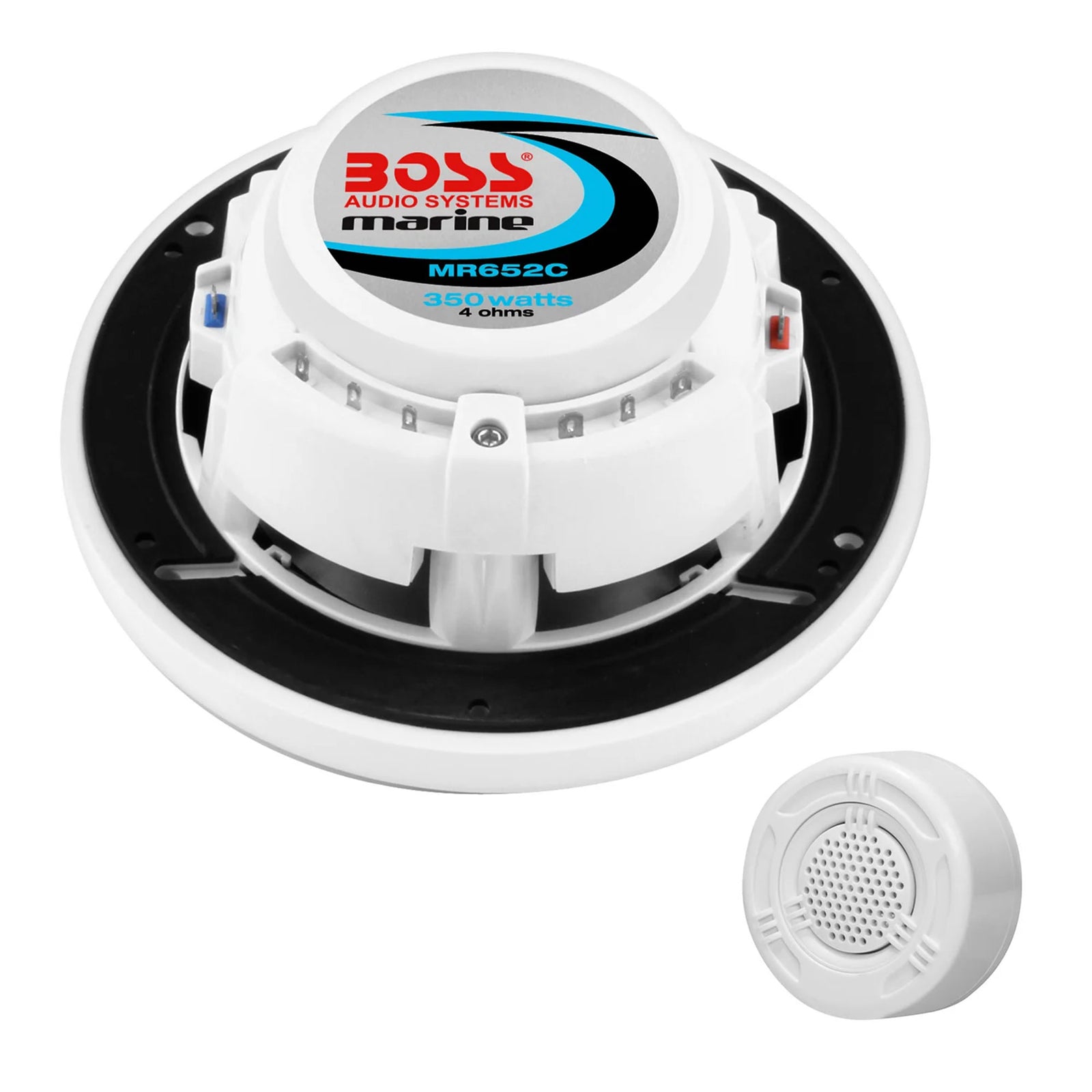 BOSS Audio MR652C 6.5 Inch 350 Watt 2-Way Full Range Marine Boat Speaker Systems - VMInnovations