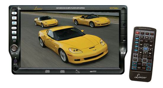 LANZAR SD75MU 7" TOUCH SCREEN DVD/CD/MP3 USB Car Player