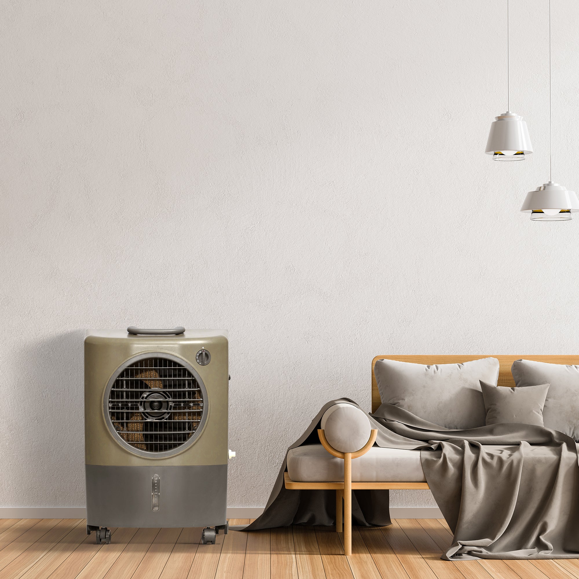 Hessaire MC18V Portable 500 Square Foot Evaporative Air Cooler (For Parts) - VMInnovations