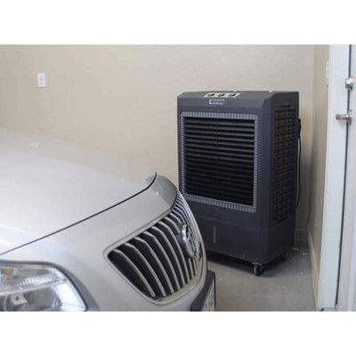 Hessaire Outdoor 1,600 Square Foot Evaporative Air Cooler Humidifier, Gray