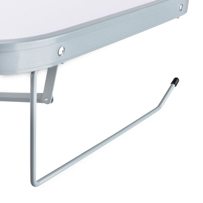 Camco Deluxe Folding Steel Grill Table with Side Tables, Hooks, Case (Open Box) - VMInnovations
