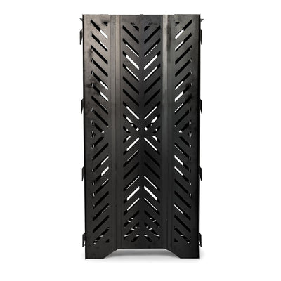 51250 Outdoor Yard Debris Burn Bin Incinerator w/ Lid, Large, 45 Inch (Open Box) - VMInnovations