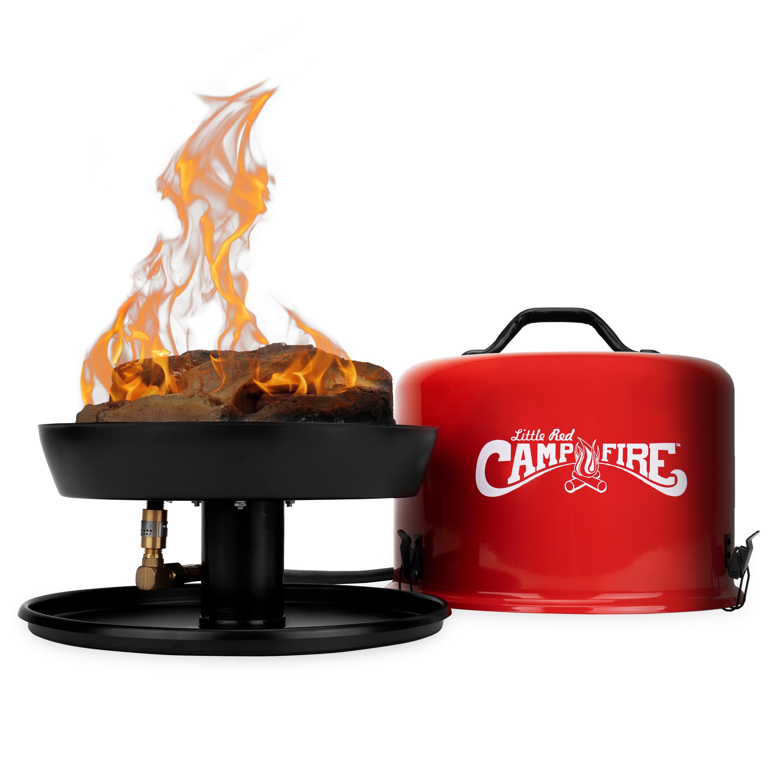 Olympian Little Red Outdoor Tabletop Propane Heater Fire Pit 11.25 Inch (Used)