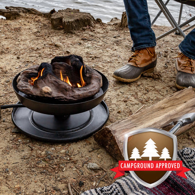 Olympian Big Red Portable Tabletop Propane Heater Fire Pit, 13.25" (Open Box) - VMInnovations