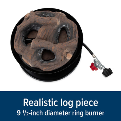 Olympian Big Red Portable Tabletop Propane Heater Fire Pit, 13.25" (Open Box) - VMInnovations