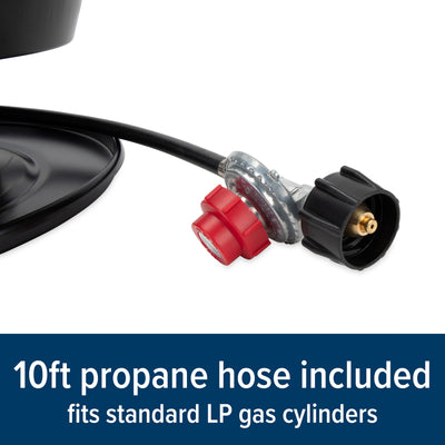 Olympian Big Red Portable Tabletop Propane Heater Fire Pit, 13.25" (Open Box) - VMInnovations