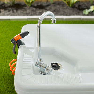 Seek Deluxe Fish and Game Cleaning Table with Faucet and Shelf (Open Box) - VMInnovations